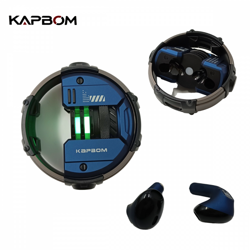 Fone Auscultadores Bluetooth Estrutura de metal Kapbom