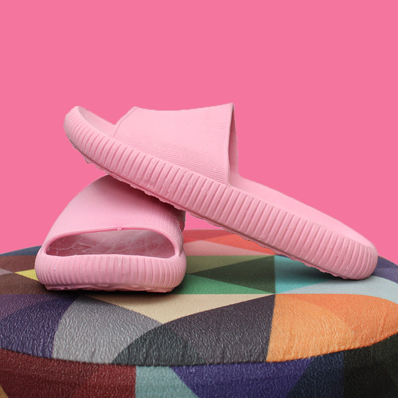 Chinelo Ortopedico Unissex Super Macio E Antiderrapante Preto e rosa