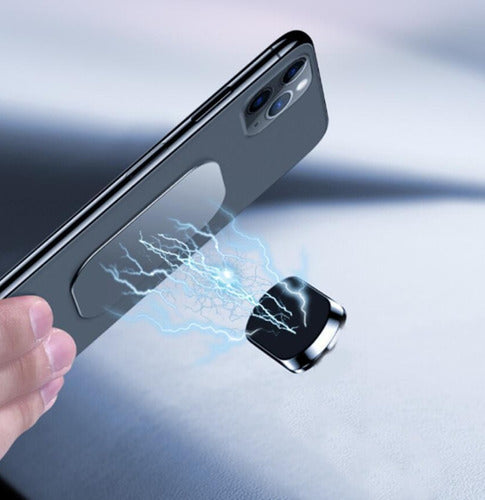 Suporte Celular Magnético Metal Veicular Com Imã Universal